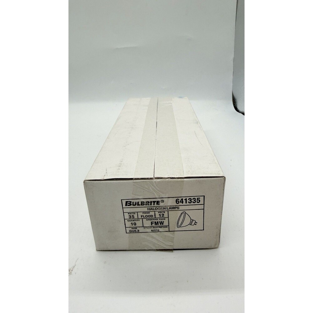 10 Bulbrite 641335 MR16 35W 12V Flood Halogen GU5.3 Light Bulbs